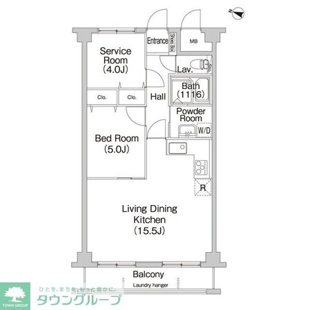 コンフォリアたまプラーザの物件間取画像